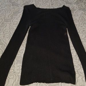 Express black long sleeve tunic